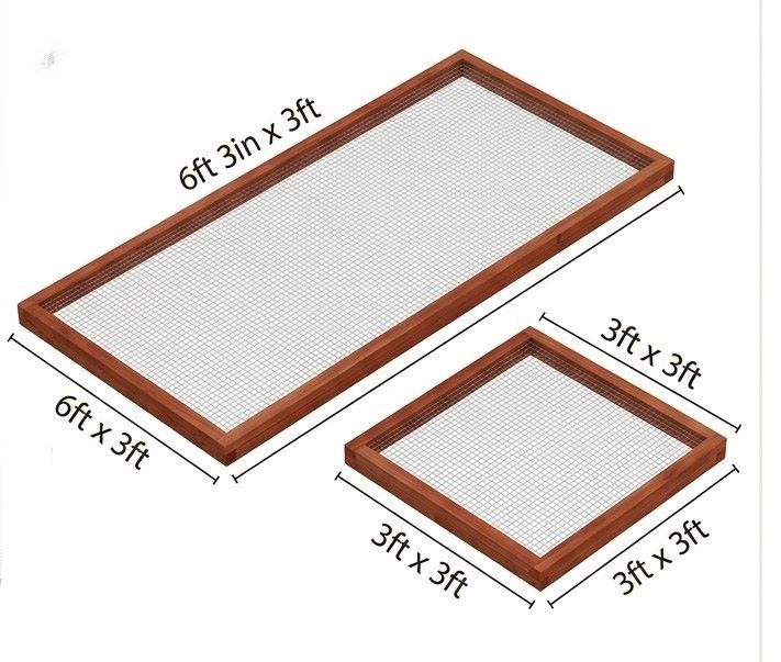 Roof panel for aviaries